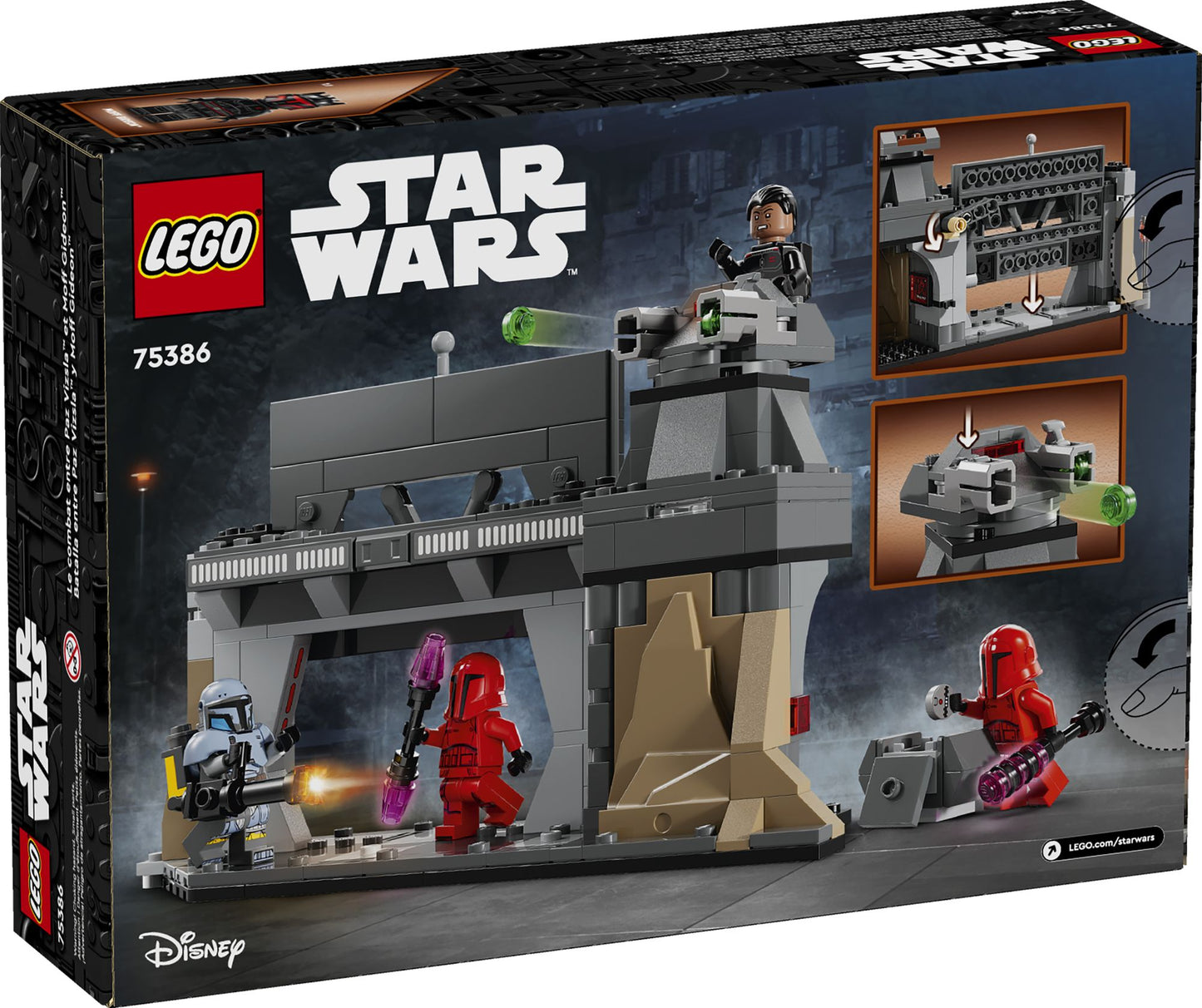 LEGO Star Wars Paz Vizsla and Moff Gideon Battle 75386