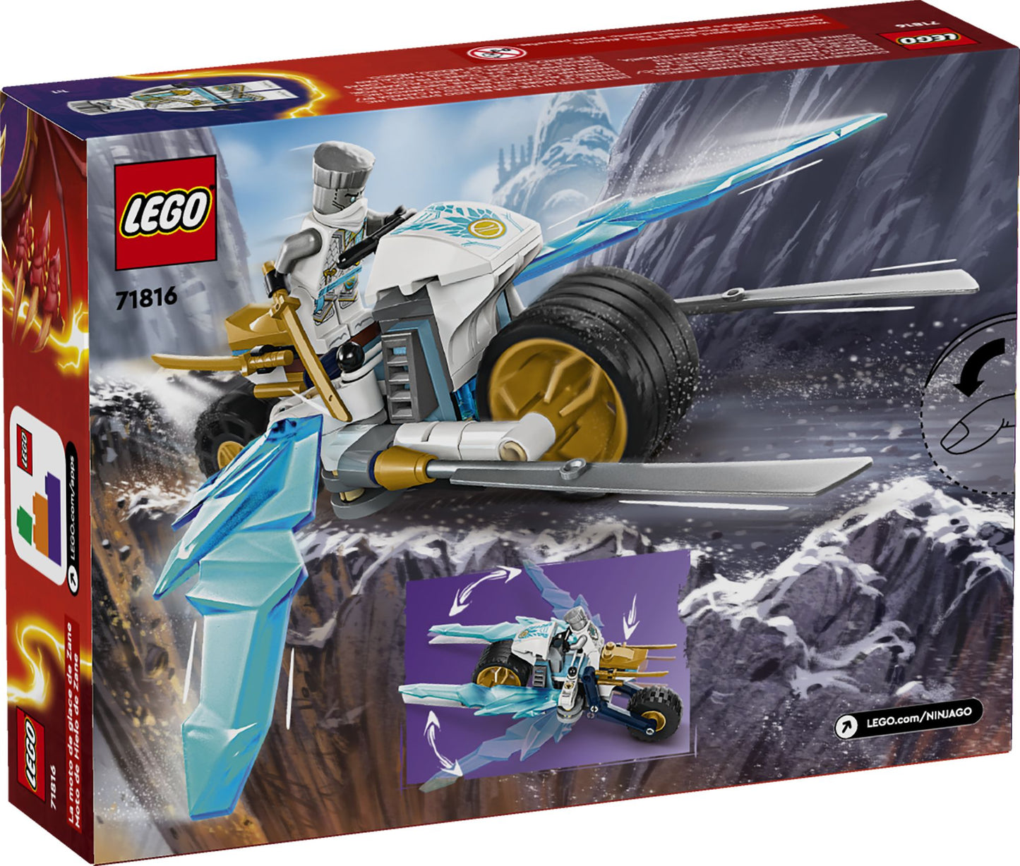 LEGO Ninjago Zane's Ice Motorcycle 71816
