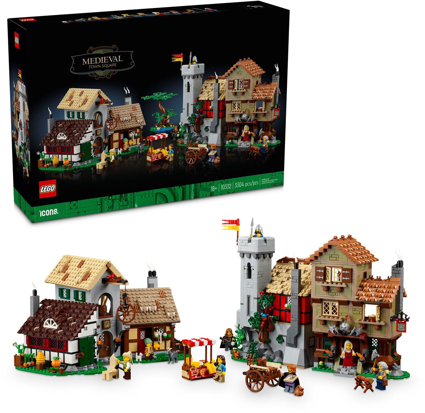 LEGO Icons Medieval Town Square 10332