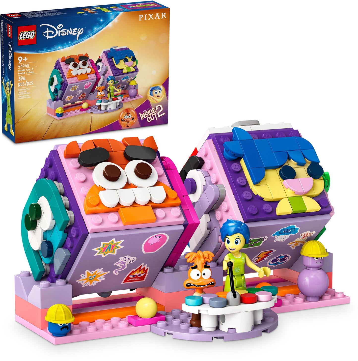 LEGO Disney Pixar Inside Out 2 Mood Cubes 43248