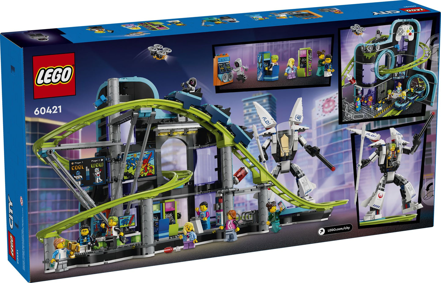 LEGO My City Robot World Roller-Coaster Park 60421