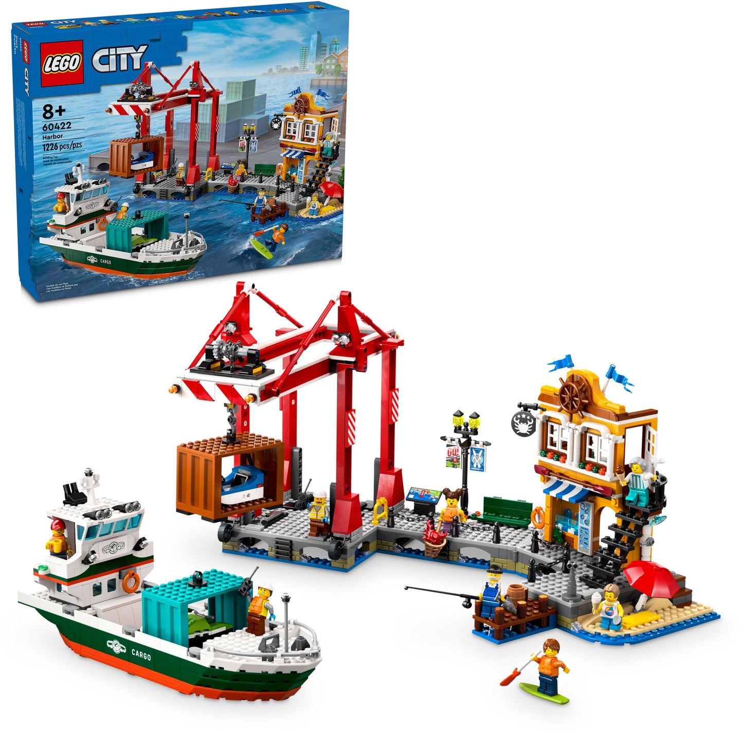 LEGO My City Seaside Harbor with Cargo Ship 60422