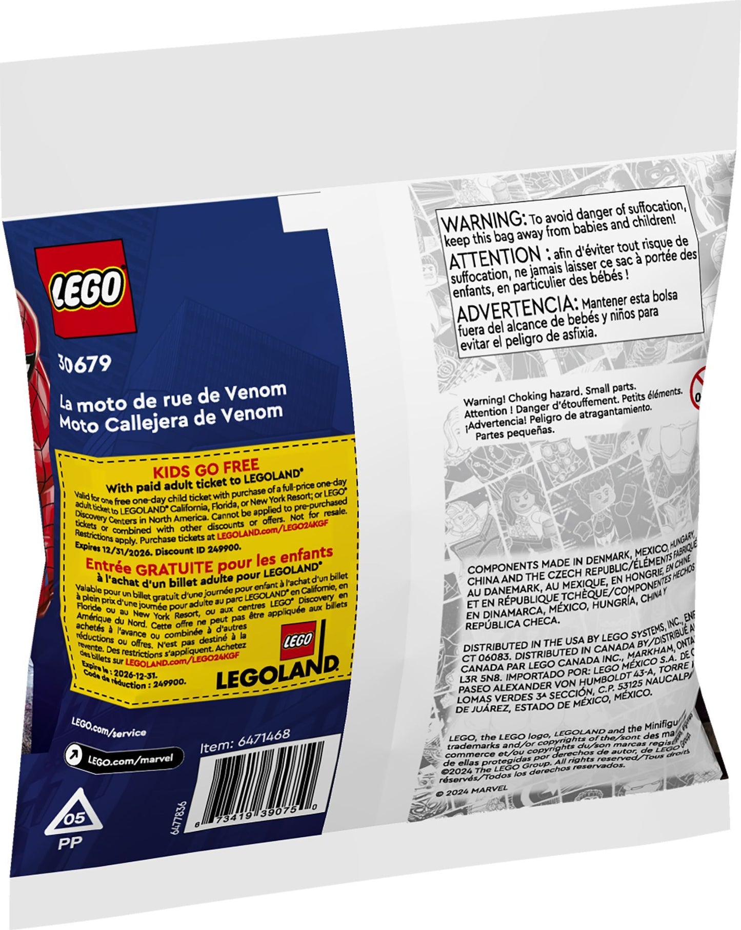 LEGO Super Heroes Venom Street Bike 30679
