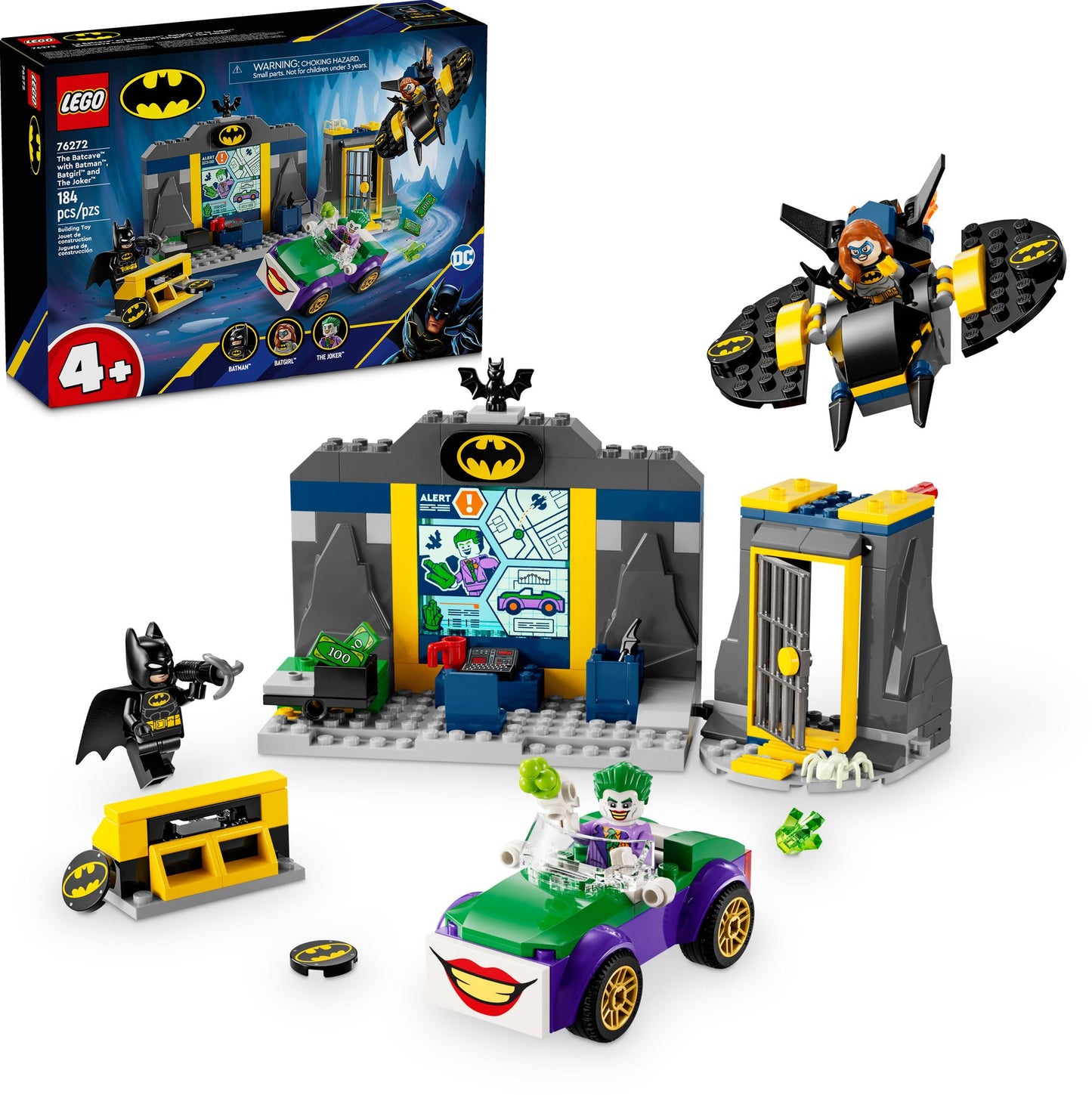LEGO® Super Heroes DC The Batcave with Batman, Batgirl and The Joker 76272 (Retiring Soon)