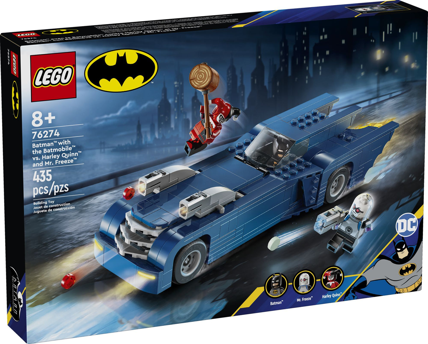 LEGO Super Heroes DC Batman with the Batmobile vs. Harley Quinn and Mr. Freeze 76274