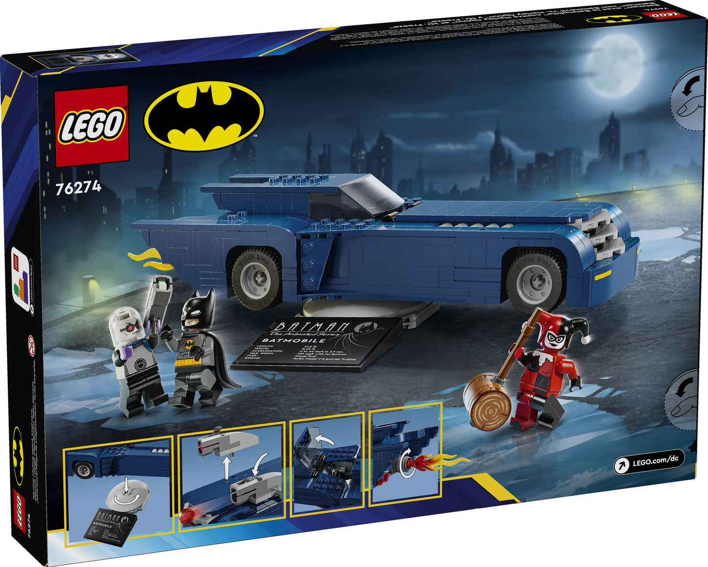 LEGO Super Heroes DC Batman with the Batmobile vs. Harley Quinn and Mr. Freeze 76274