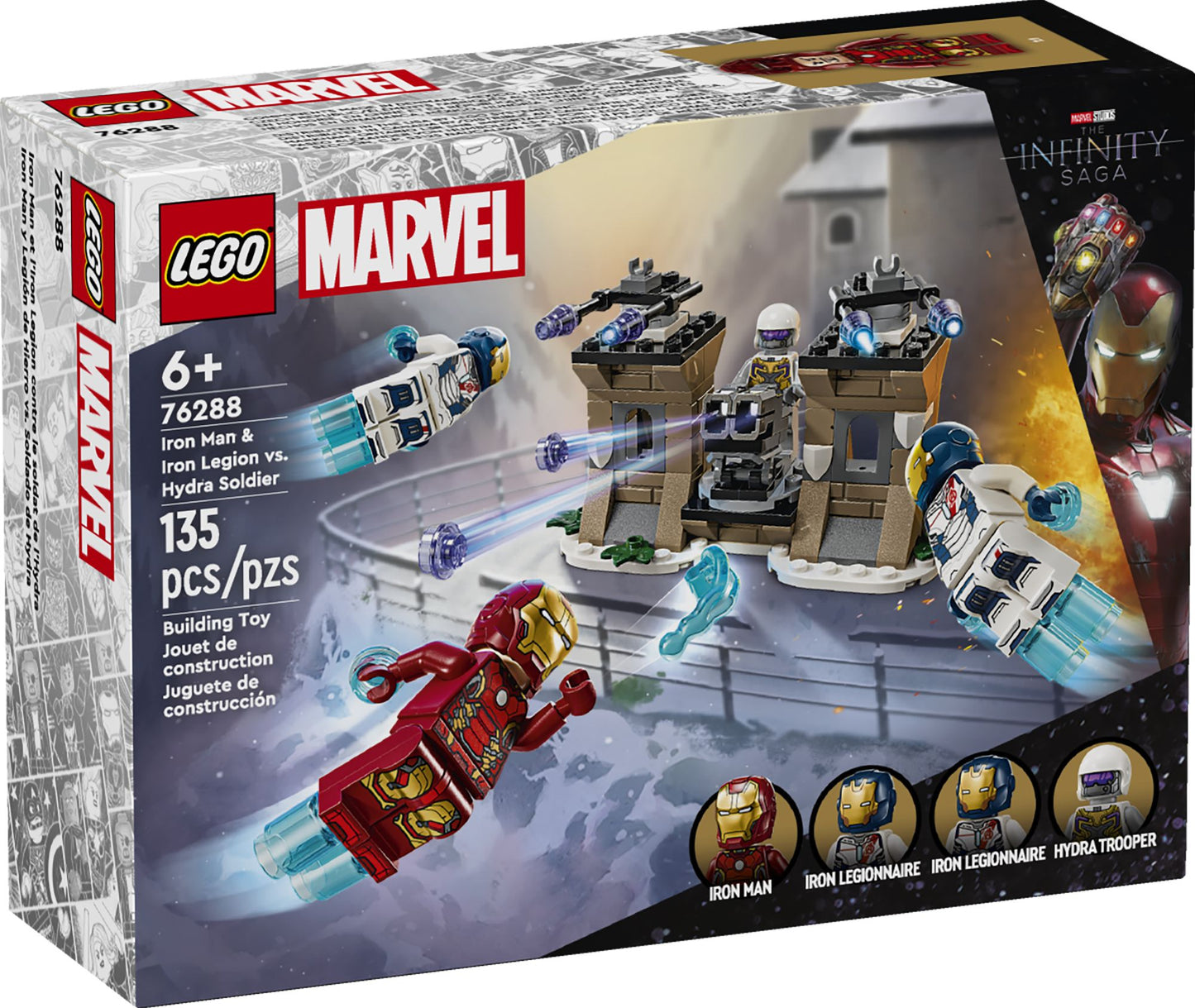 LEGO Super Heroes Marvel Iron Man & Iron Legion vs. Hydra Soldier 76288
