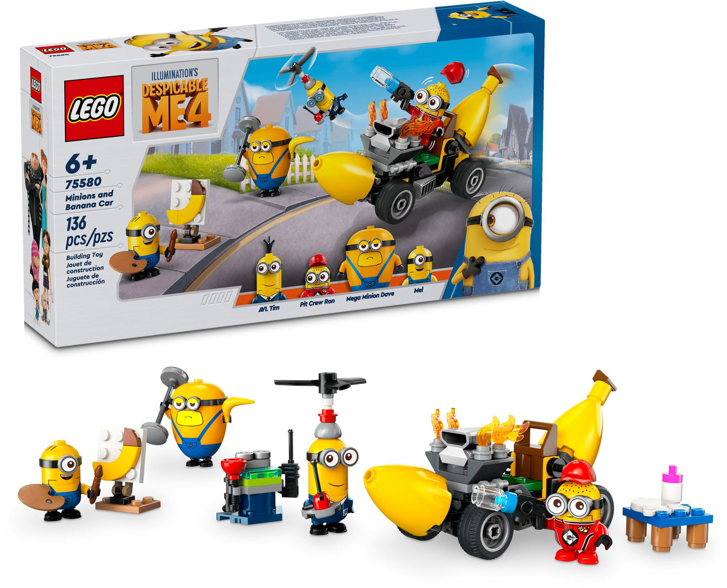 LEGO Despicable Me Minions and Banana Car 75580