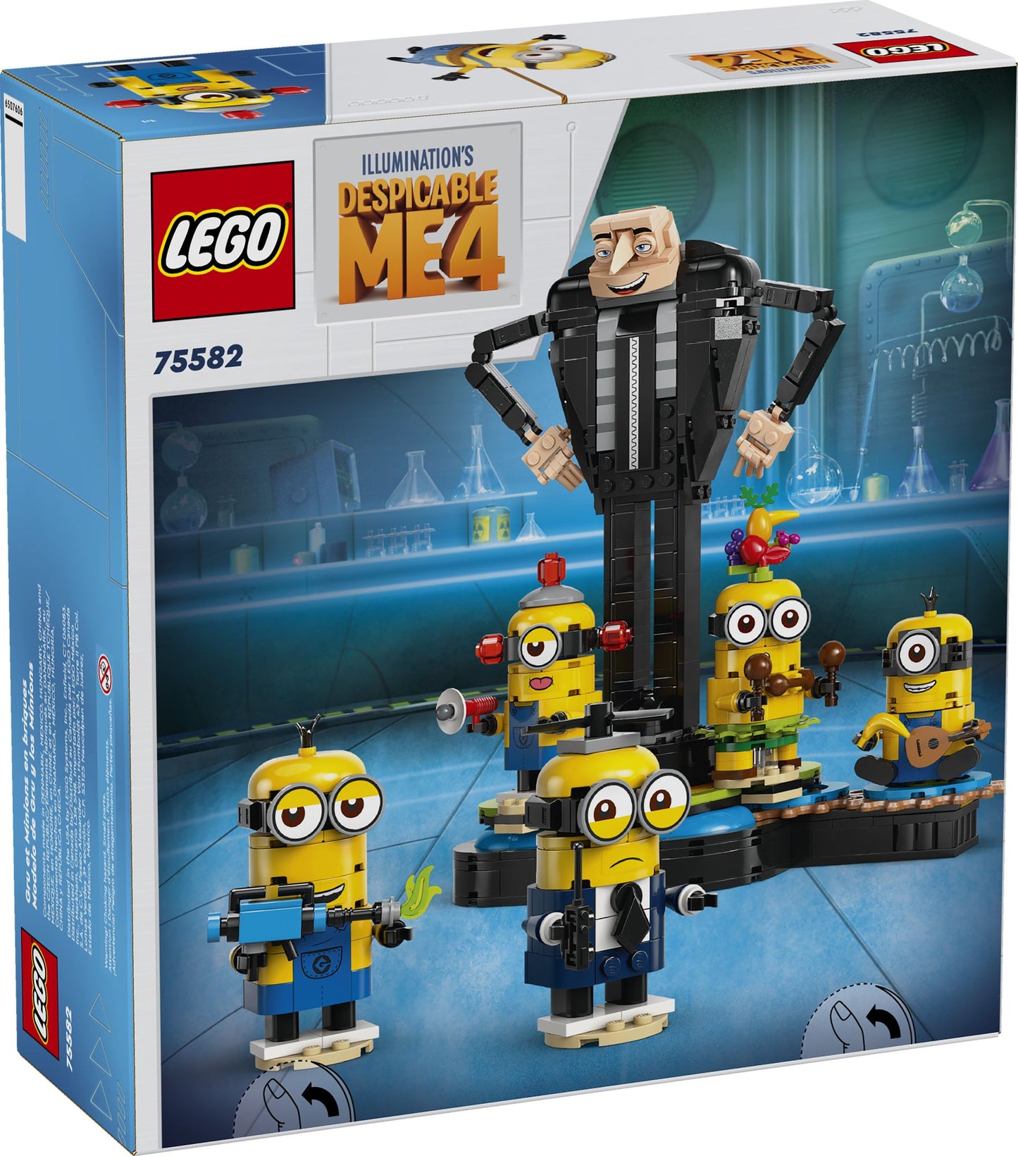 LEGO Despicable Me Brick-Built Gru and Minions 75582