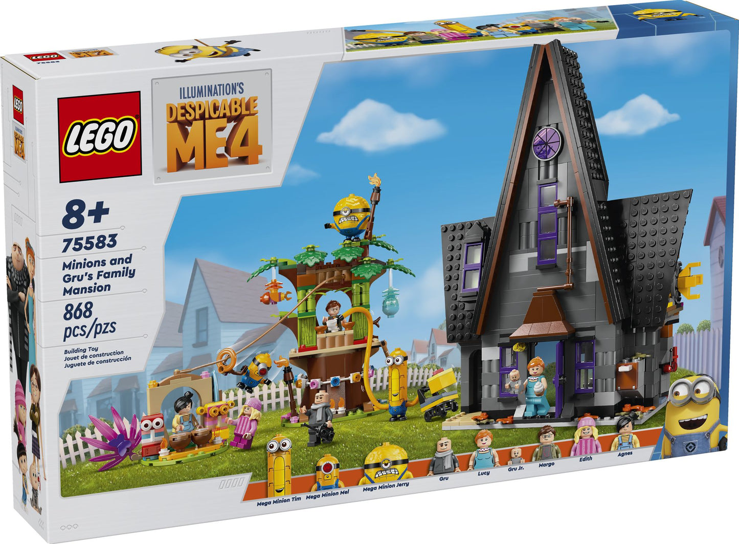 LEGO Despicable Me Minions and Gru's Family Mansion 75583