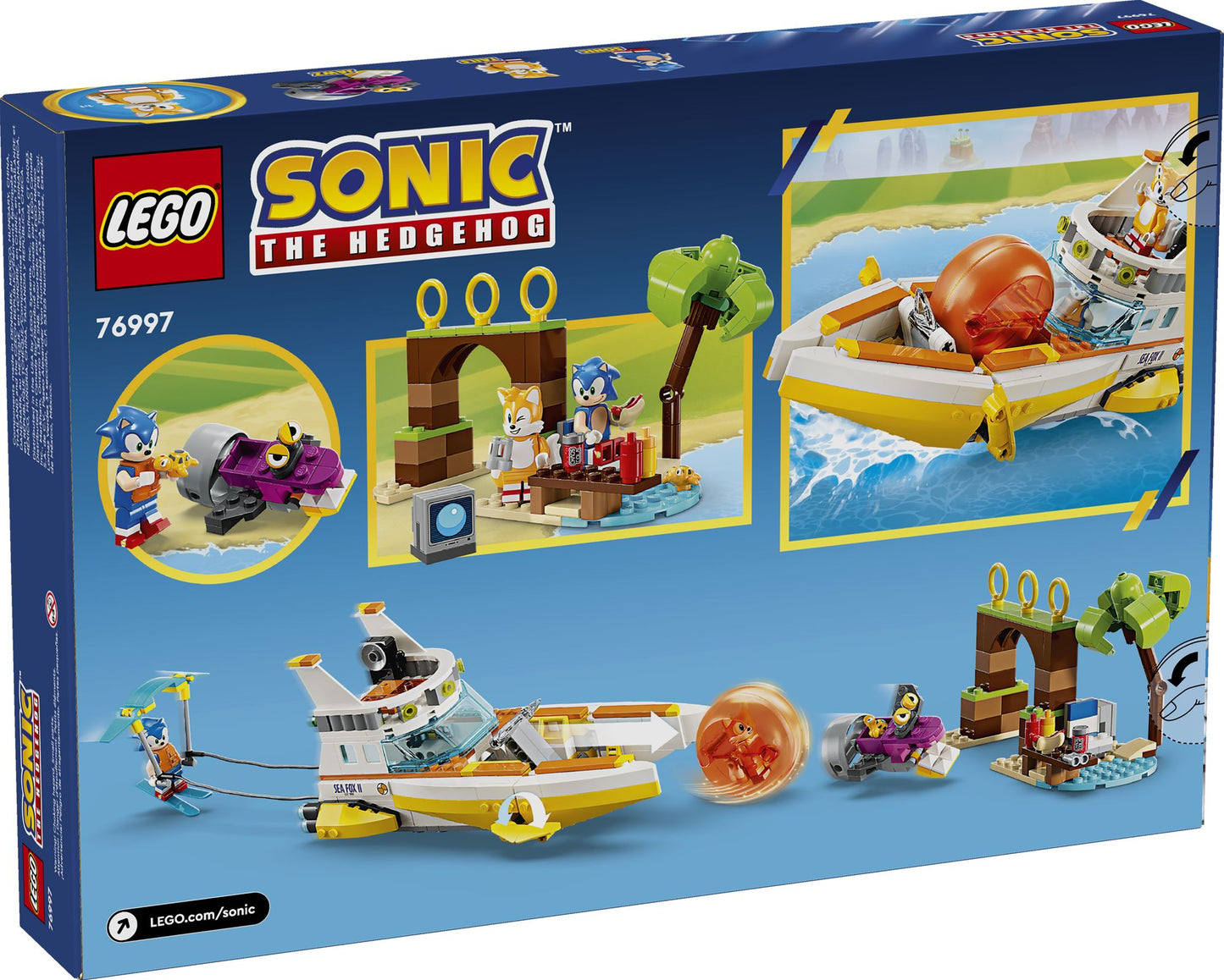 LEGO Sonic Tails' Adventure Boat 76997