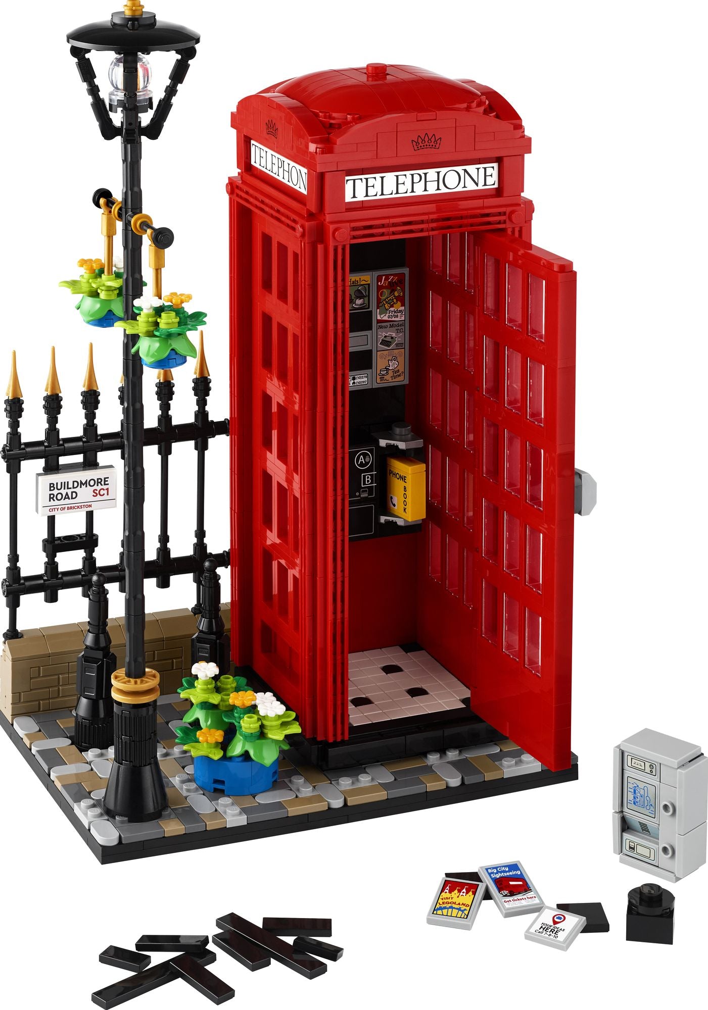 LEGO Ideas Red London Telephone Box 21347