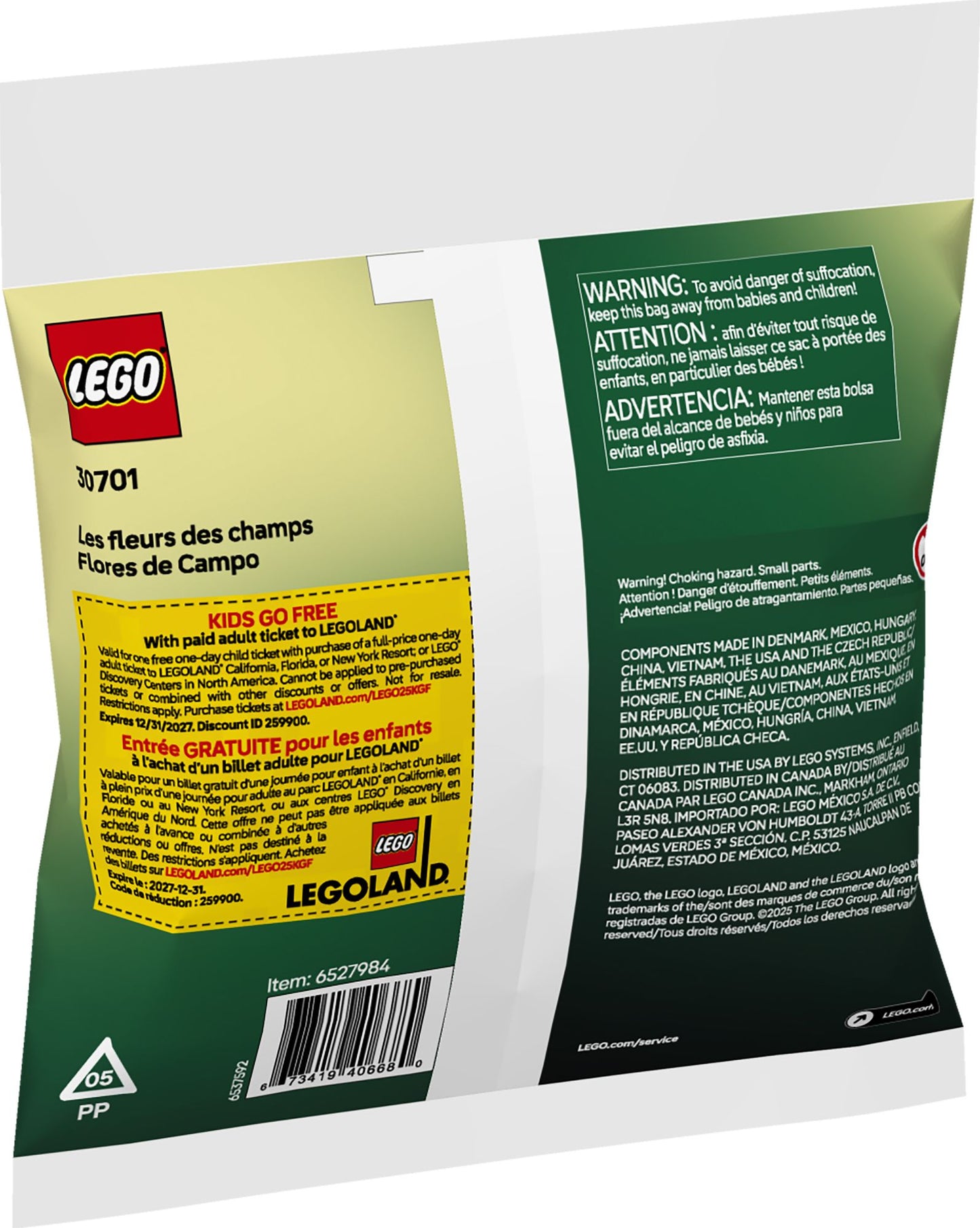 LEGO Recruitment Bags Field Flowers 30701