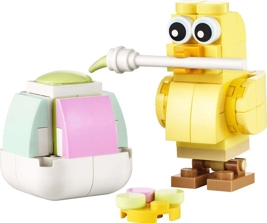 LEGO Easter Egg Chick Painting Fun