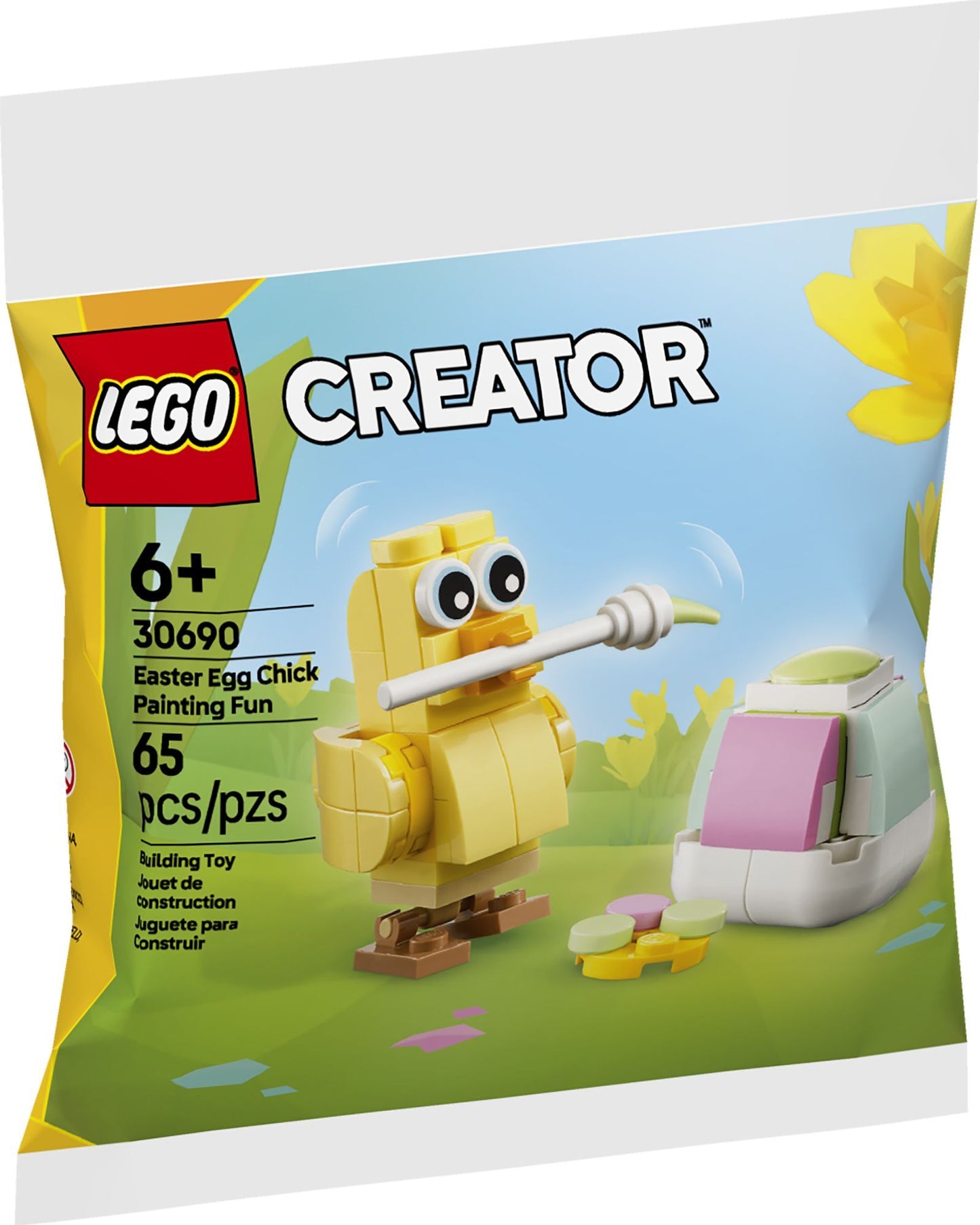 LEGO Easter Egg Chick Painting Fun