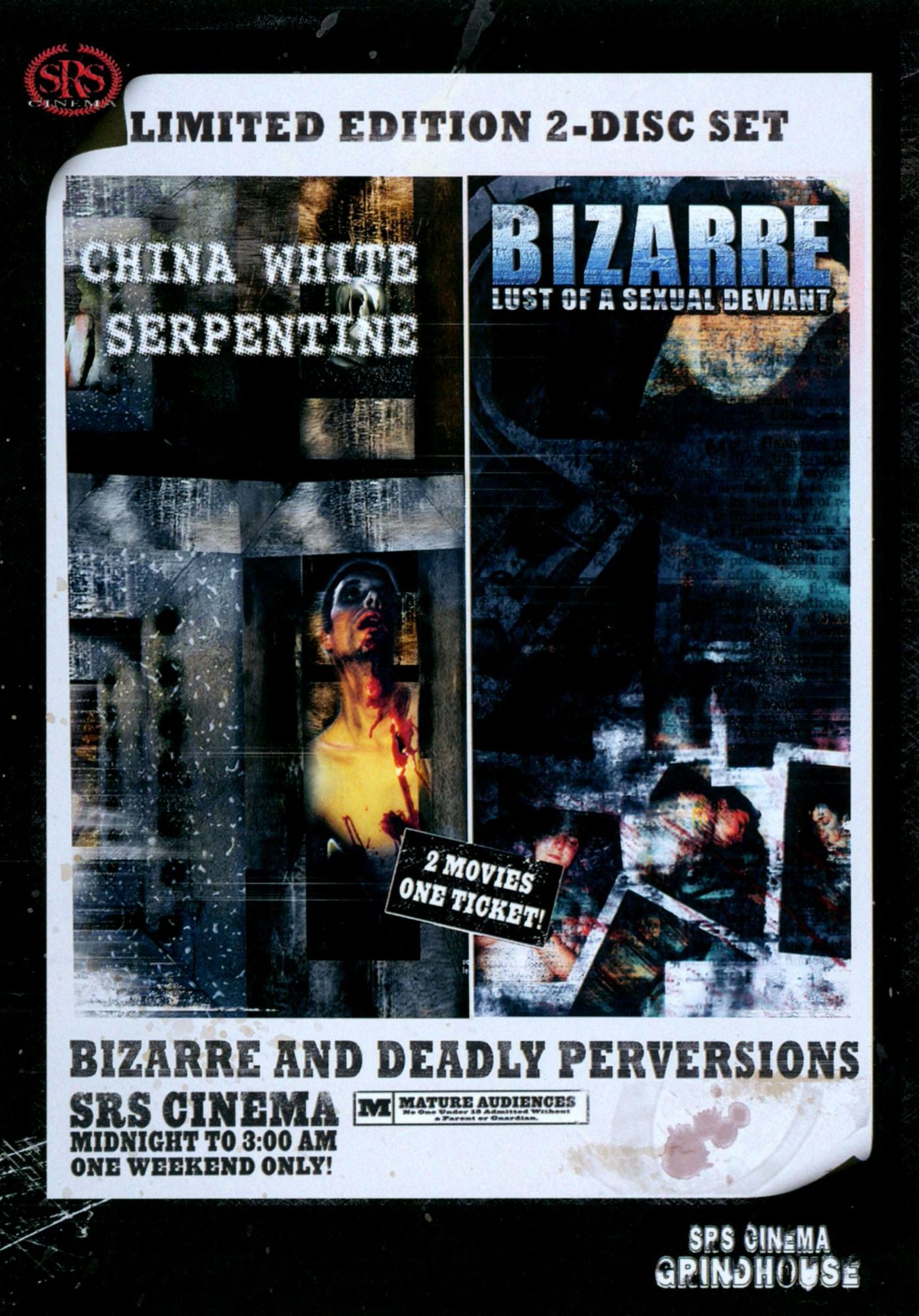 Grindhouse Double Feature: Bizarre & Deadly Perversions