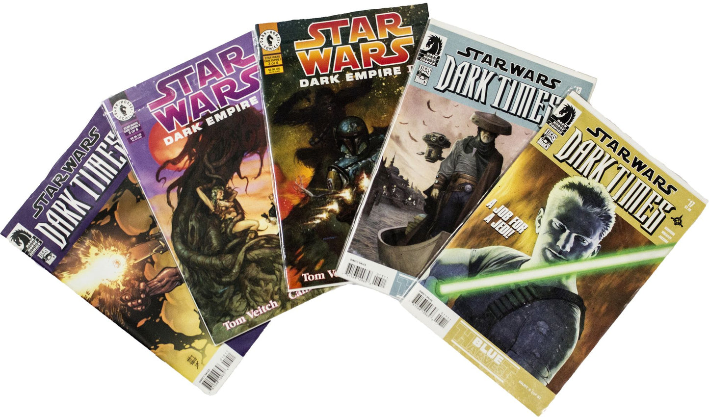 Star Wars Galactic Empire Framed Assorted Vintage Comic Books (3 Pack)