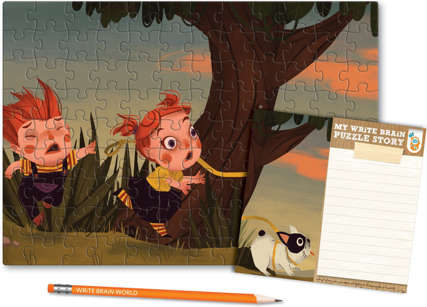 Story Puzzle Run Away Frenchie