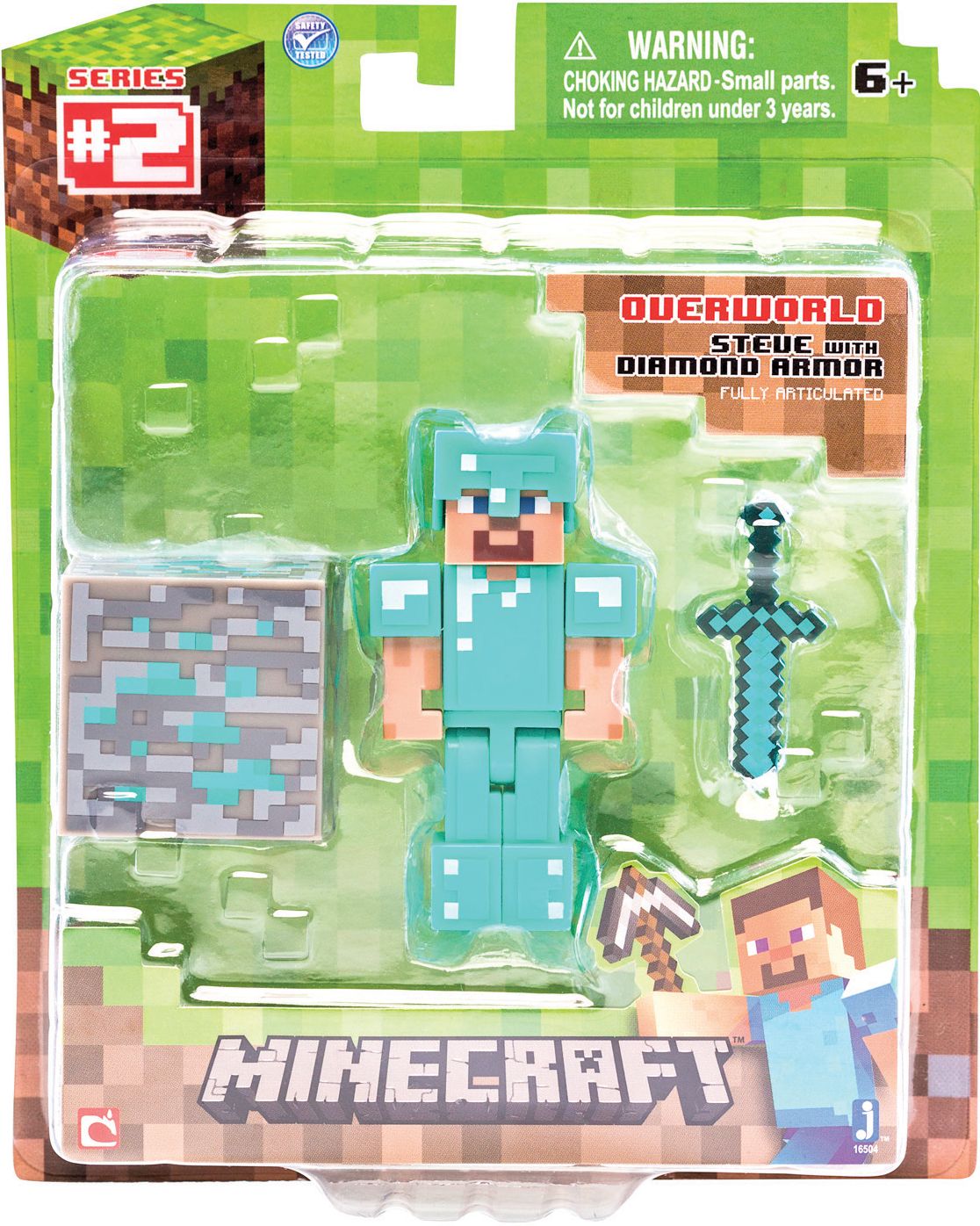 MINECRAFT - Diamond Steve w/Accessory