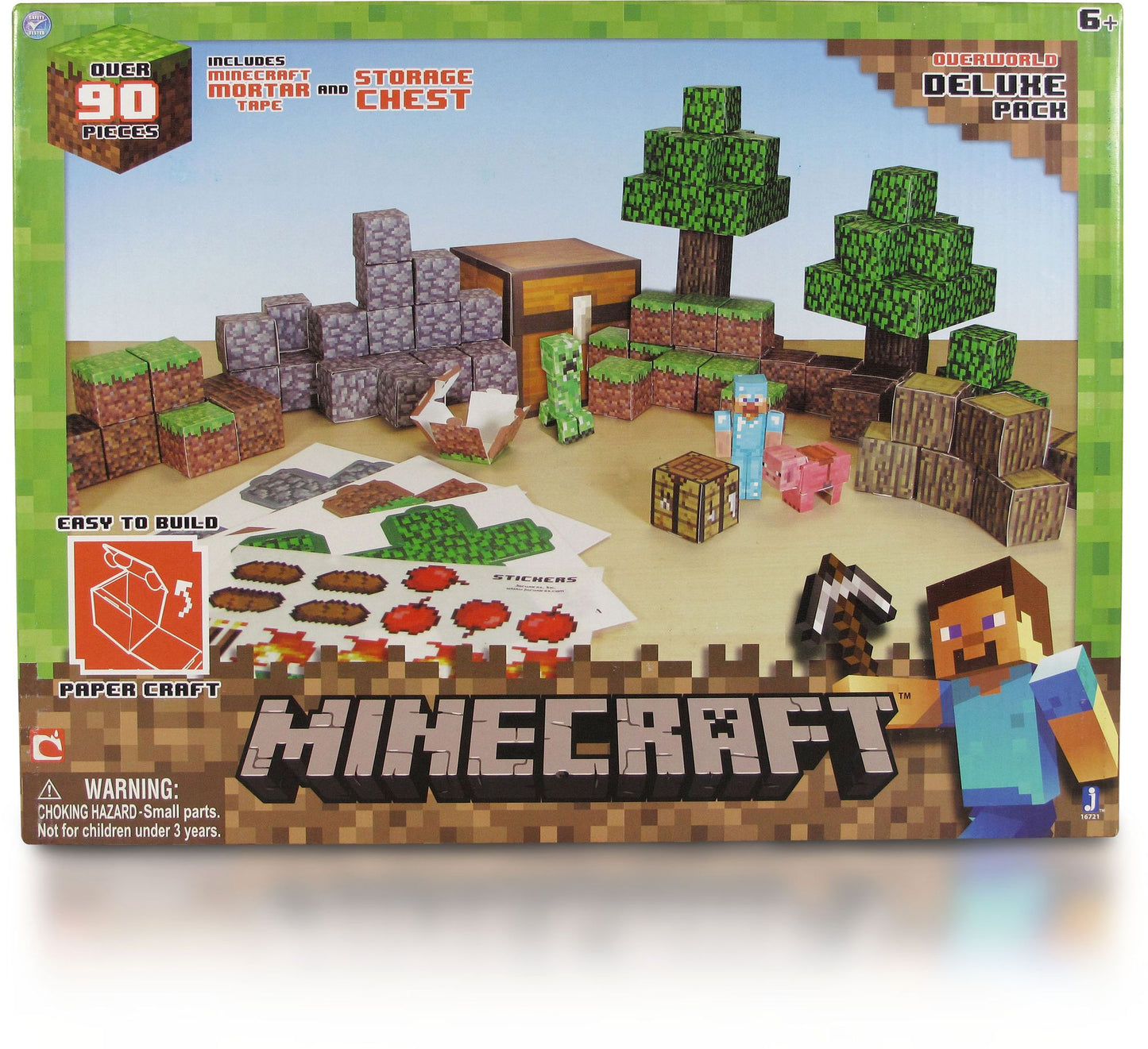 MINECRAFT #1 PAPERCRAFT - Overworld Deluxe Set