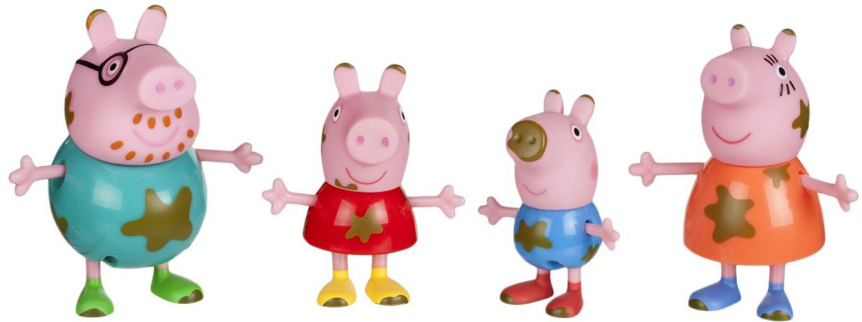 Peppa 3 inch 4 Pack Asst