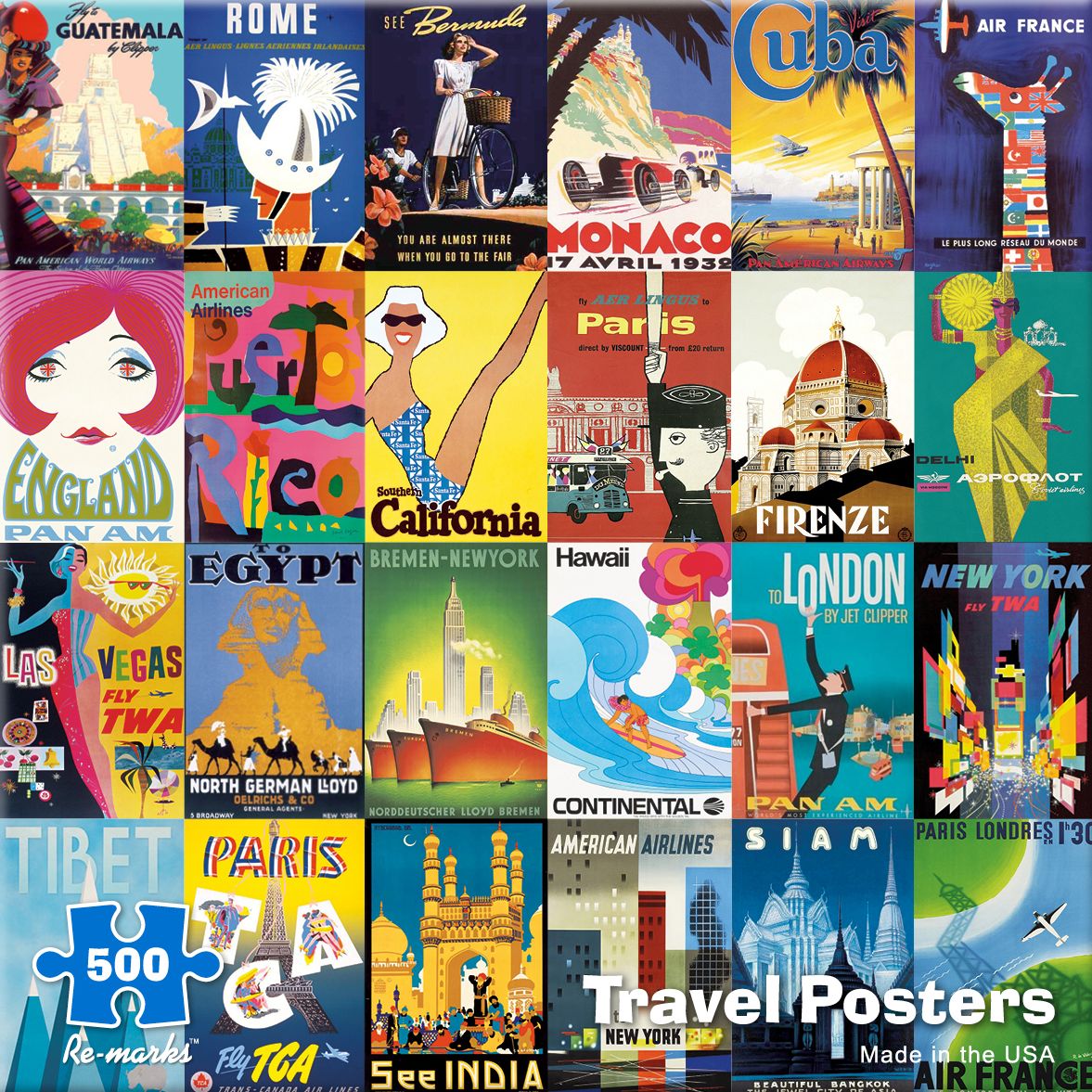 500 Travel Posters