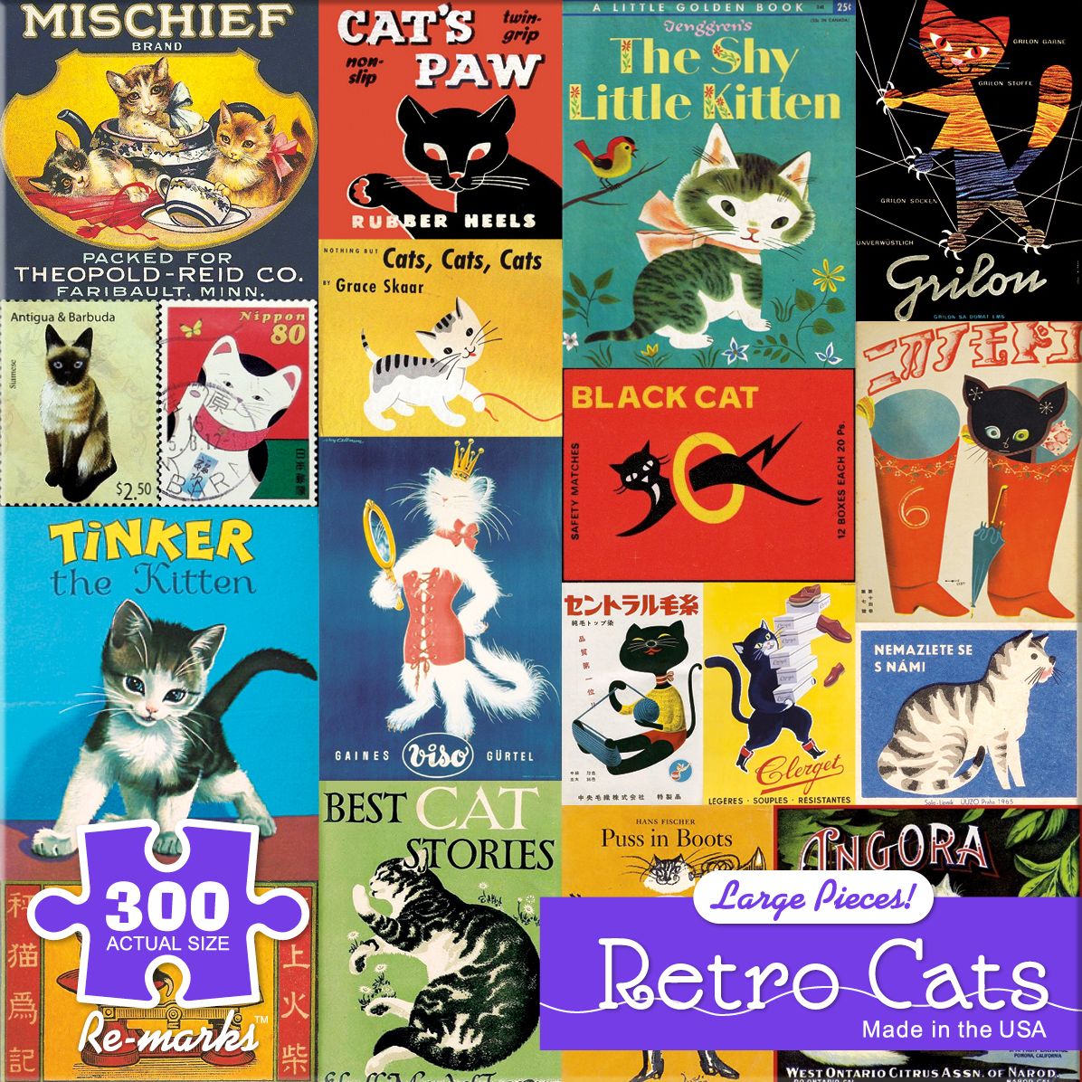 300 Vintage Cats