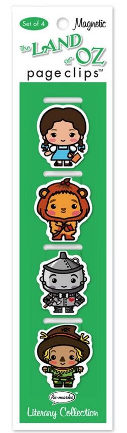 Wizard of Oz Chibi Page Clip Bookmarks Set of 4