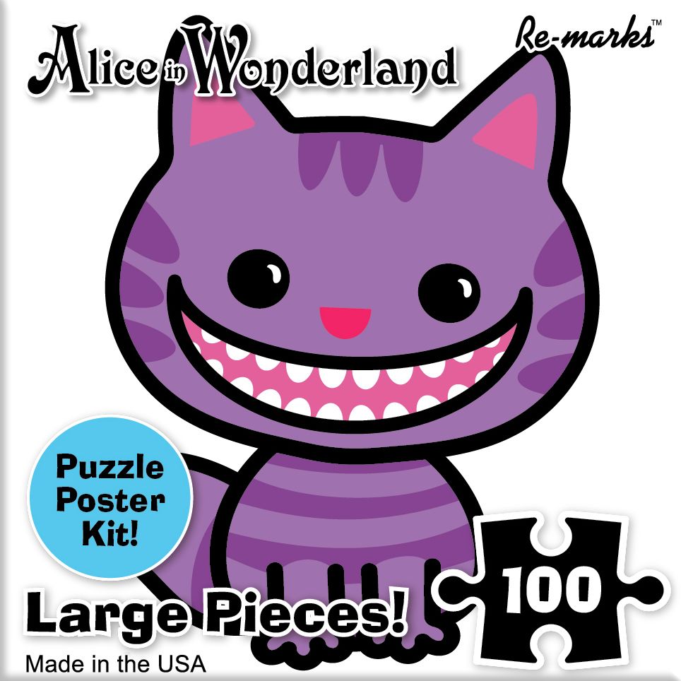 Wonderland 100pc Puzzle Cube Cheshire Cat