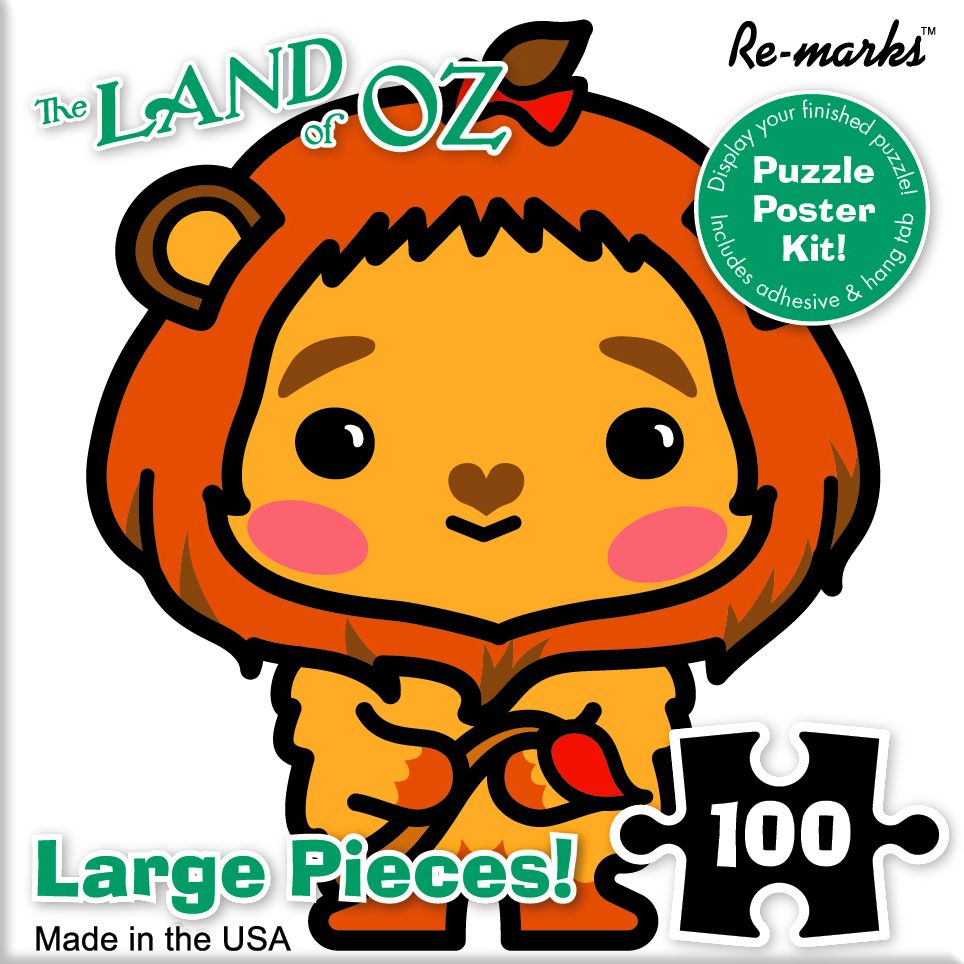 Wizard of Oz 100pc Puzzle Cube Lion