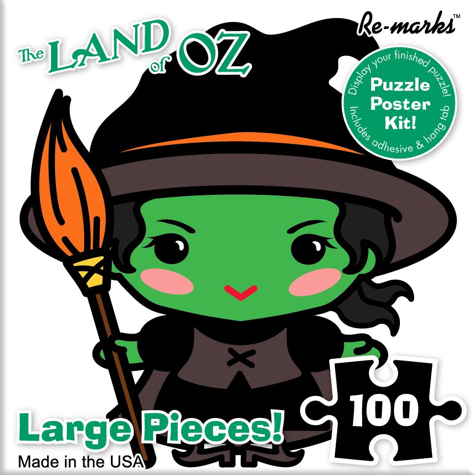 Wizard of Oz 100pc Puzzle Cube Wicked Witch