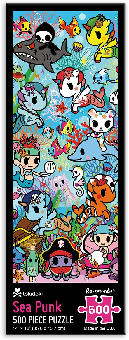 tokidoki 500pc Tower Puzzle Sea Punk