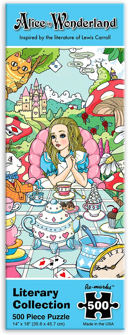 Alice in Wonderland 500pc Tower Puzzle