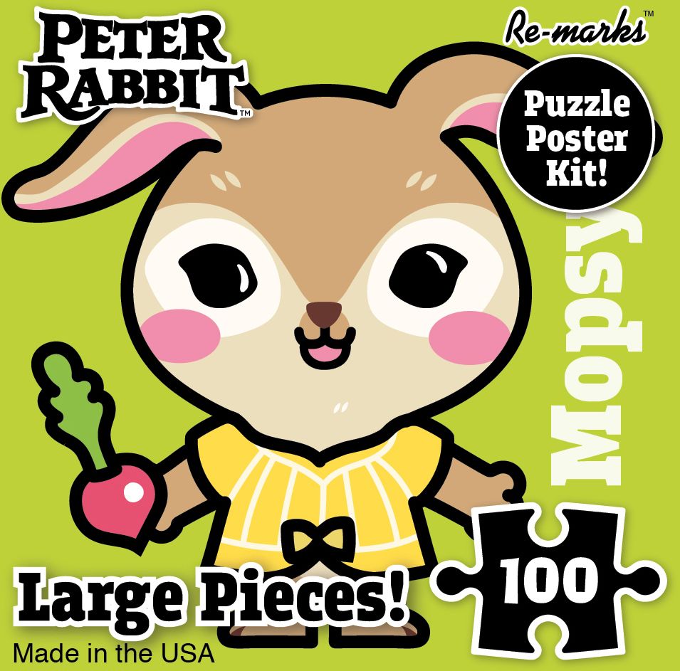Peter Rabbit 100pc Puzzle Cube Mopsy