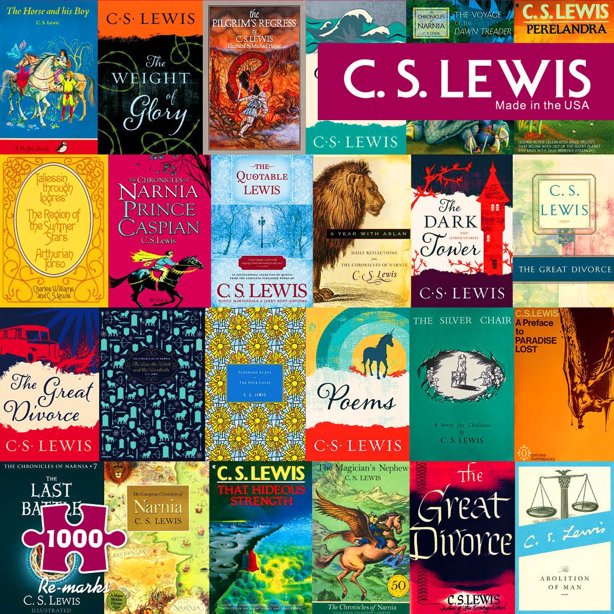 1000 Piece C. S. Lewis Puzzle