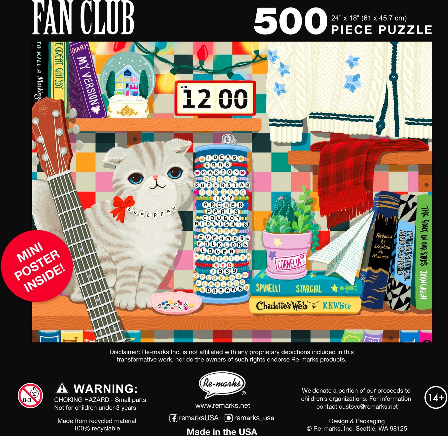 Fan Club 500-Piece Jigsaw Puzzle