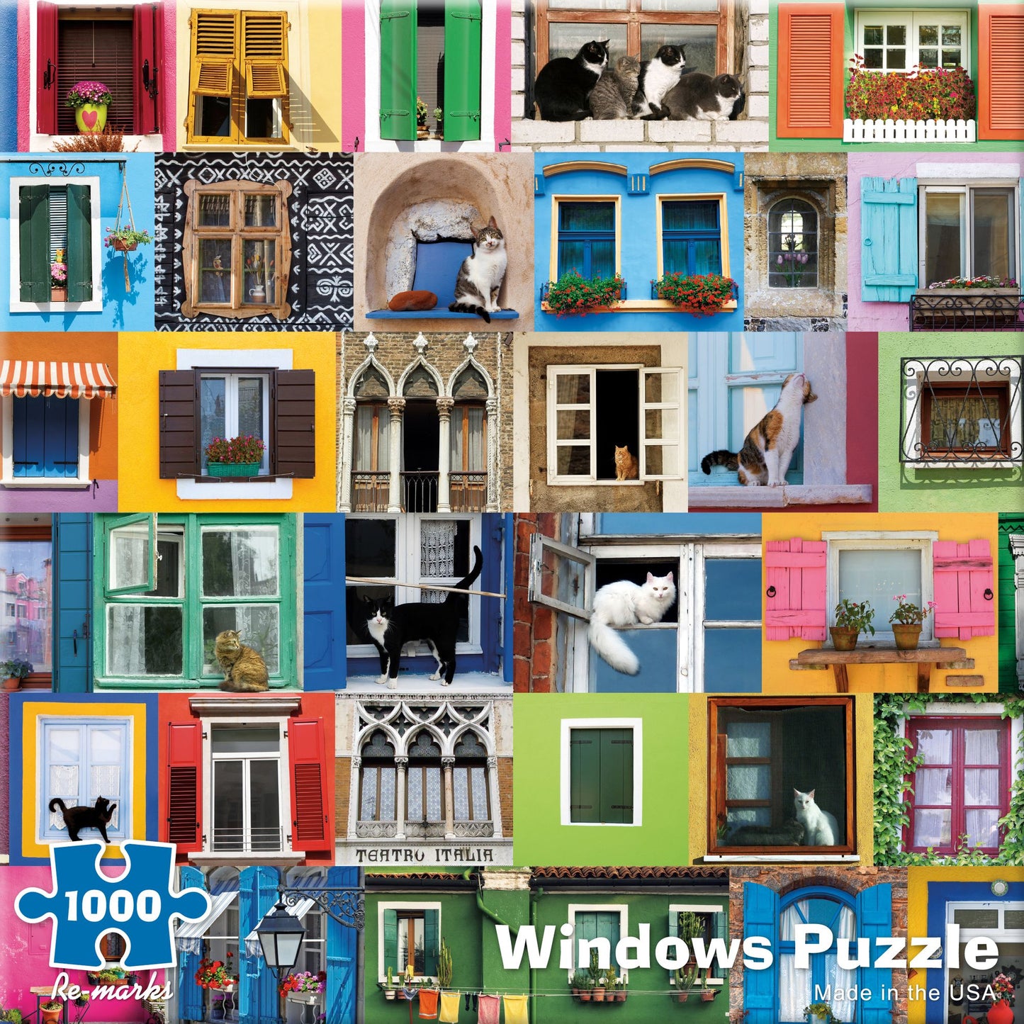 1000PC- Window Cats Puzzle