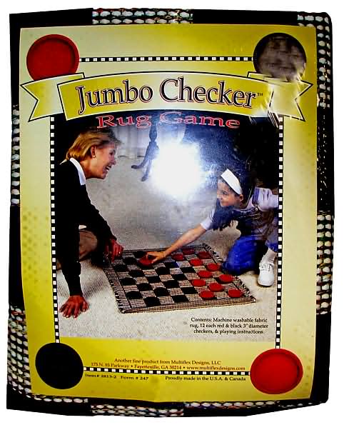 Jumbo Checker Rug Game