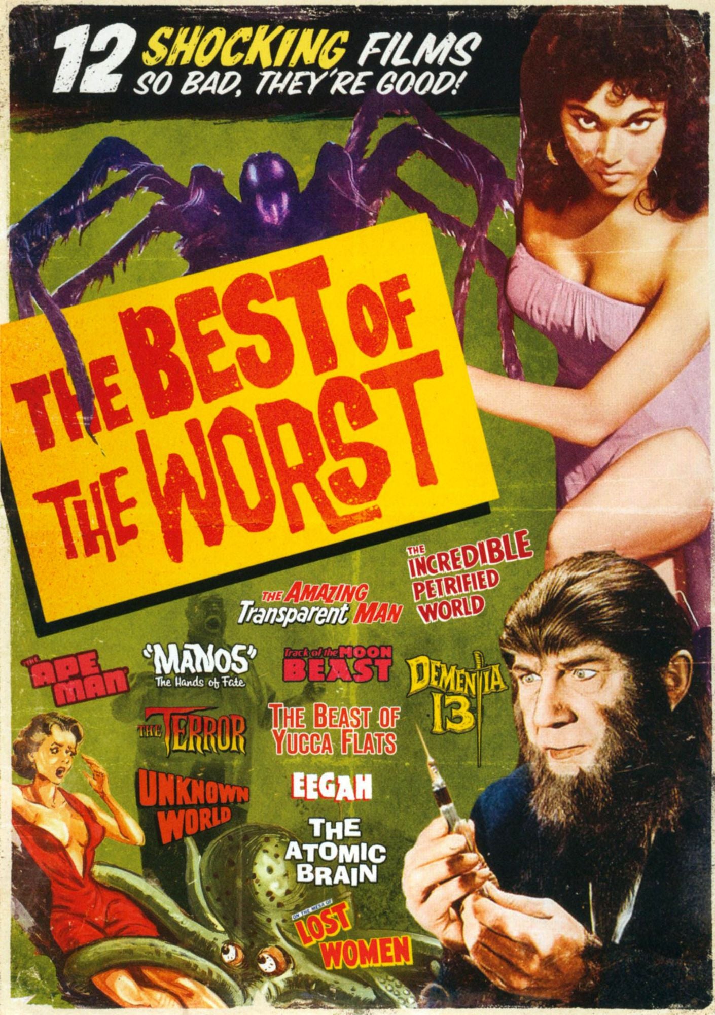 Best Of The Worst: 12 Horror Movie Collection