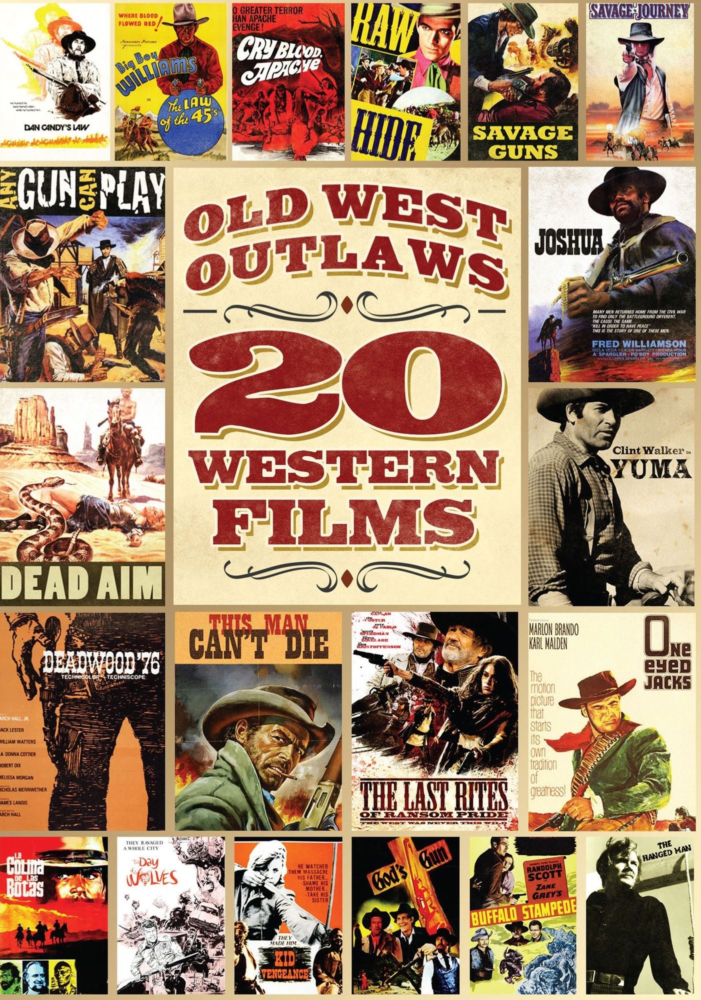 Old West Outlaws - 20 Western Films