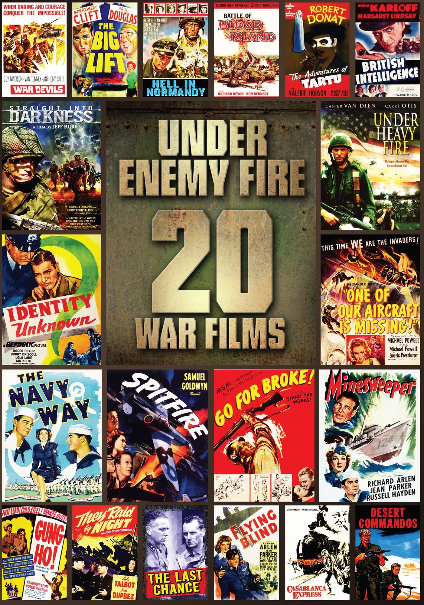 Under Enemy Fire - 20 War Films