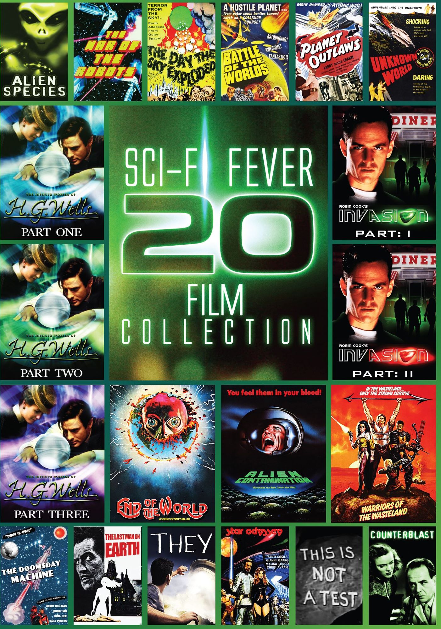 Sci-fi Fever - 20 Film Collection