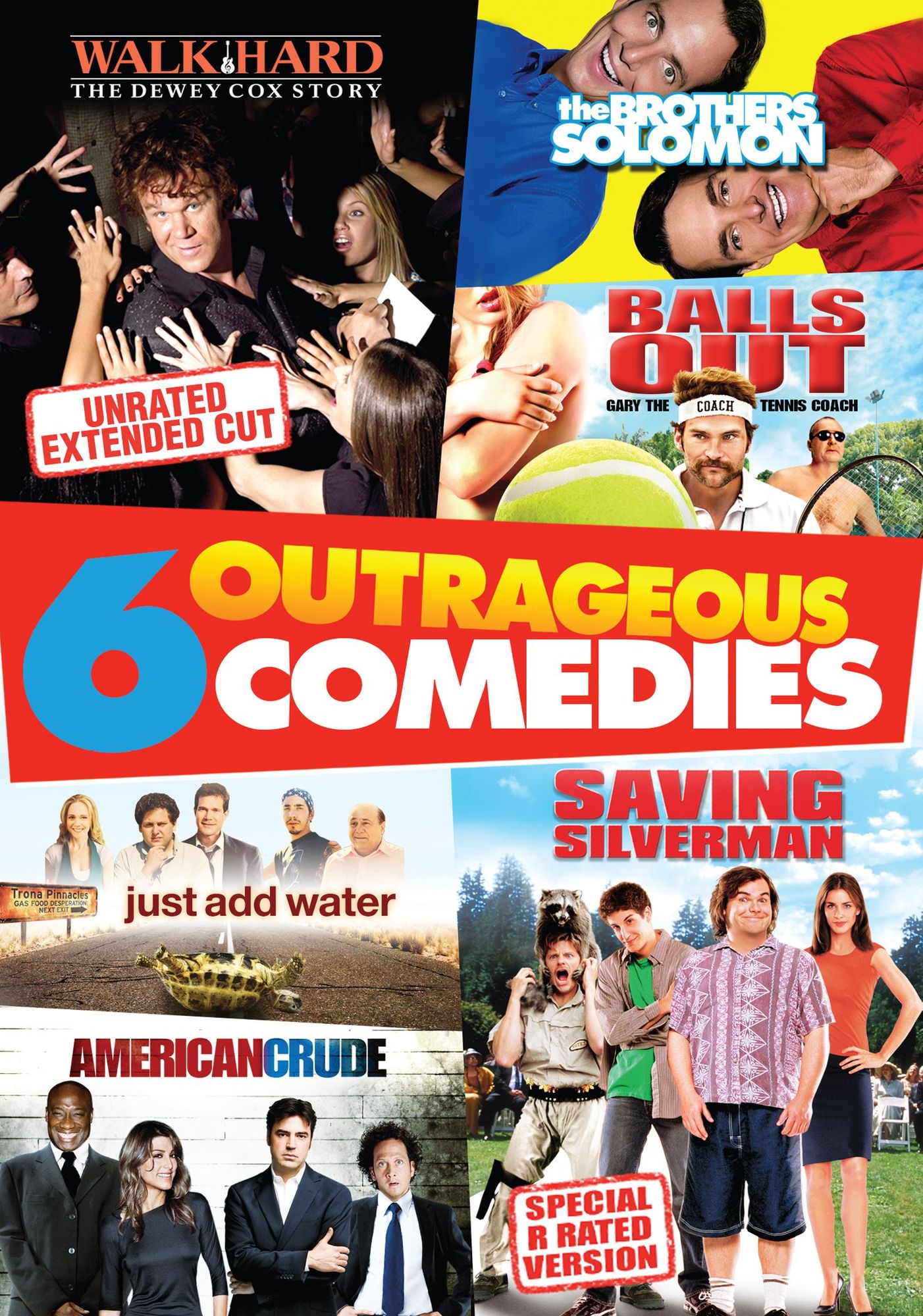 Outrageous Comedies - 6 Movie Set