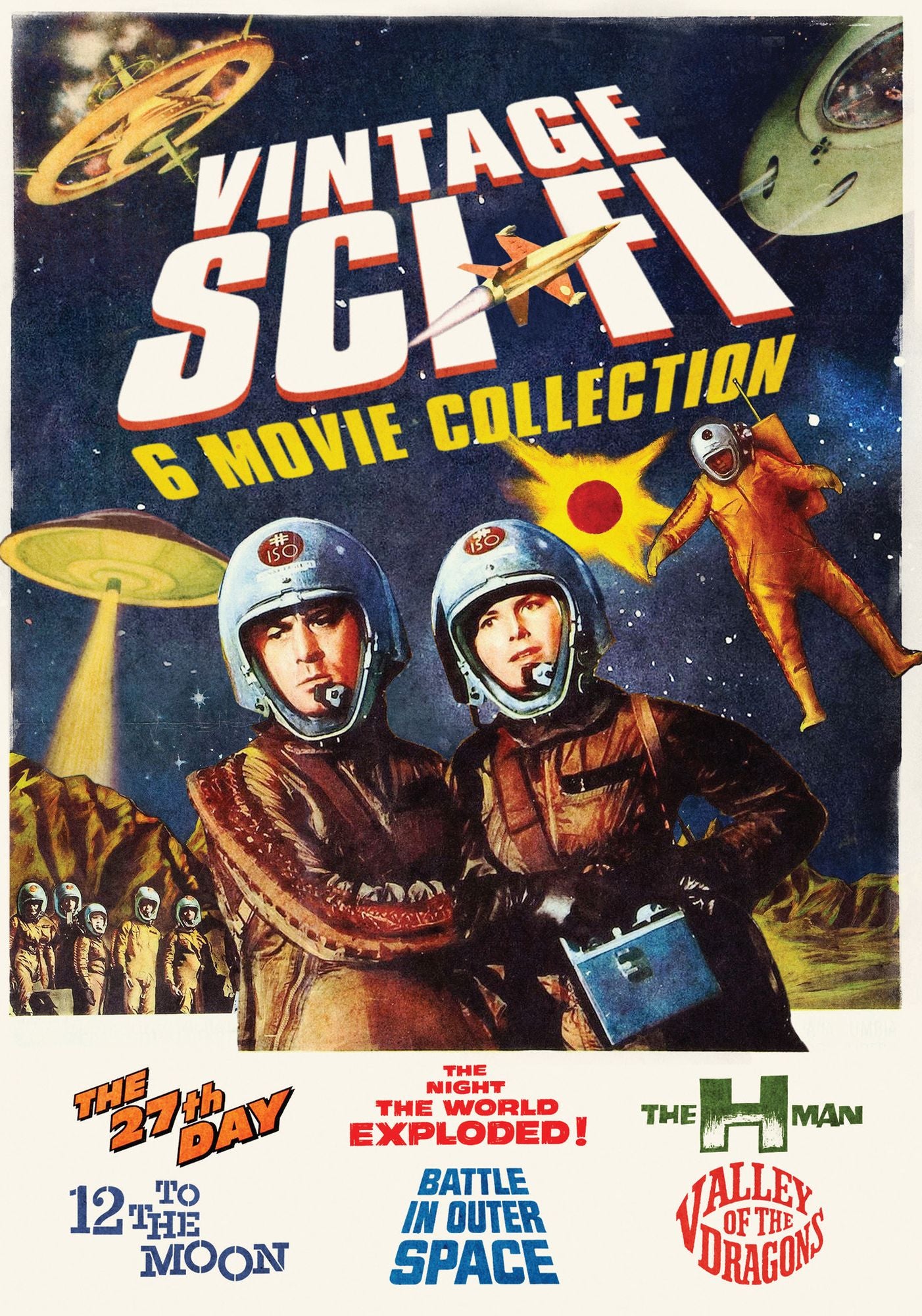 Vintage Sci-fi Movies: 6 Movie Pack
