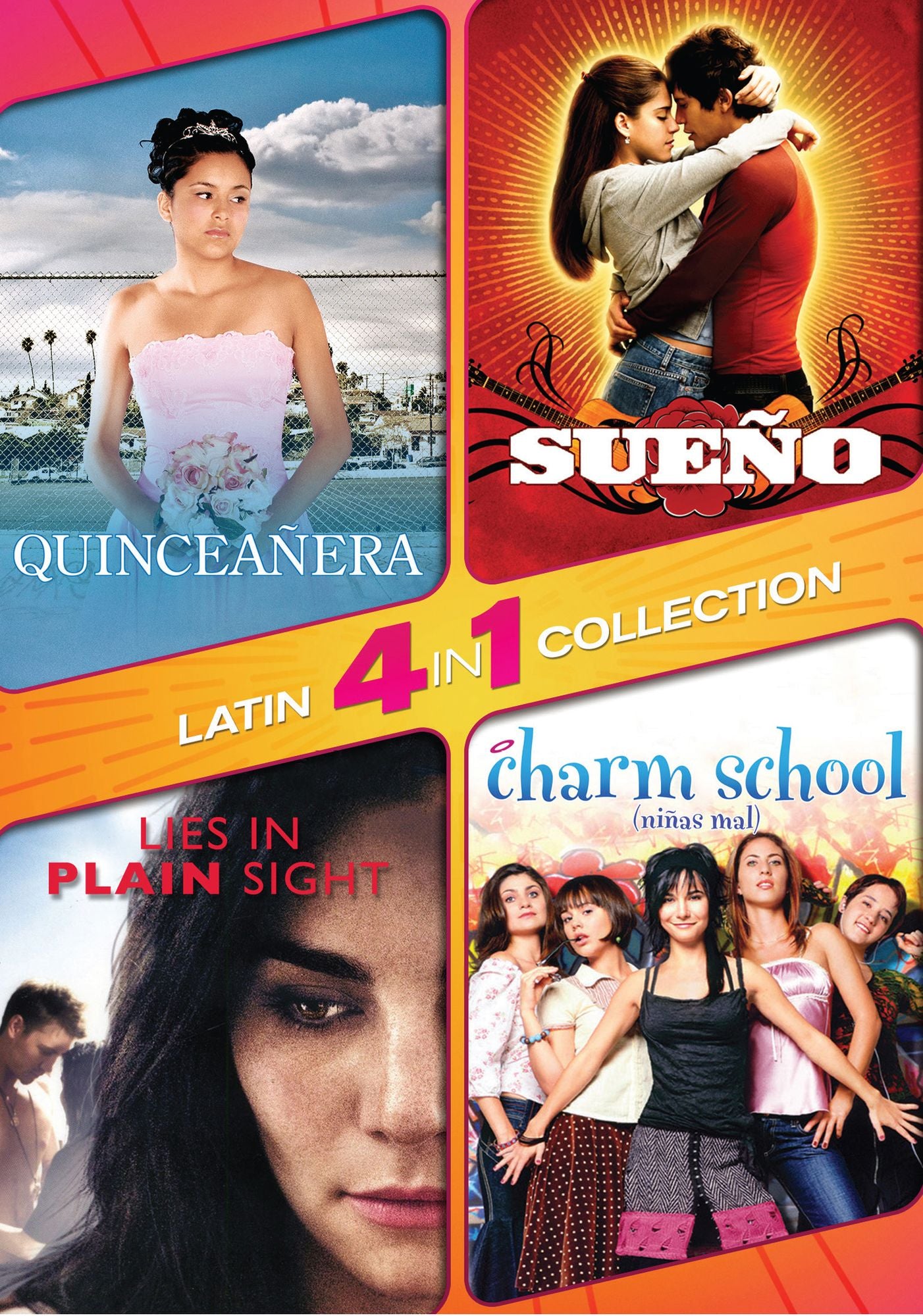 4 in 1 Latin Collection: Sueño/Quinceañera/Lies in Plain Sight/Charm School