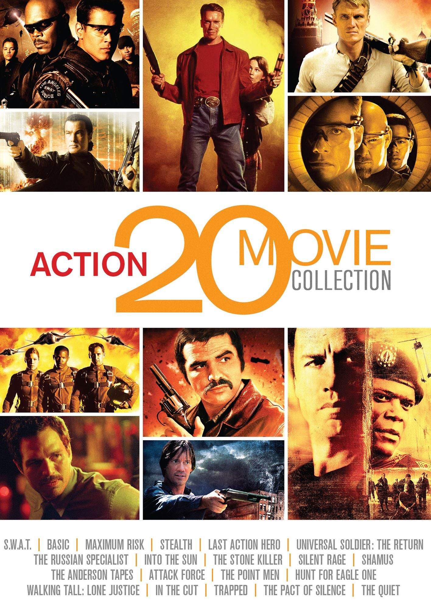 Action: 20 Movie Collection [6 Discs]