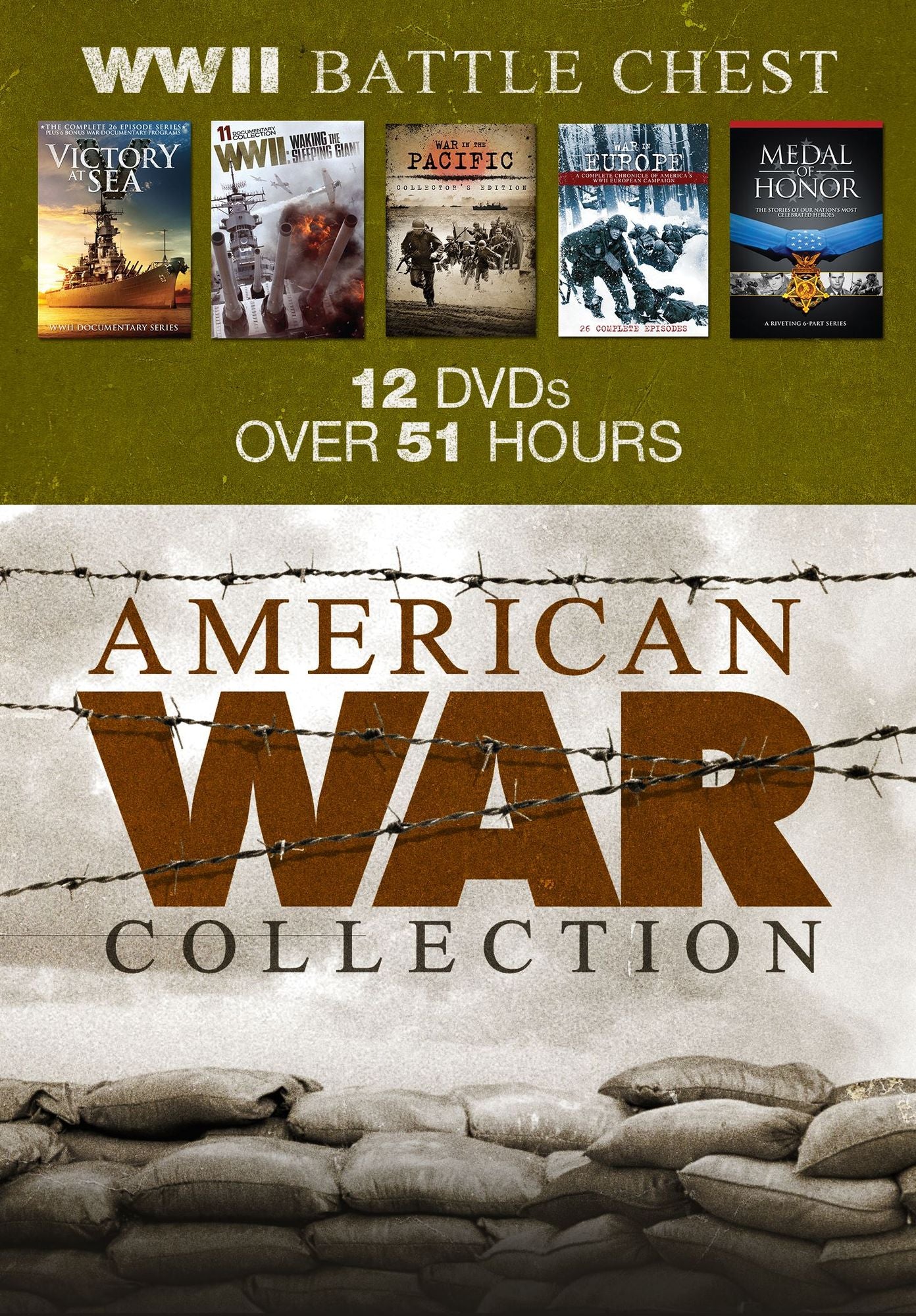 WWII BATTLE CHEST / (12PC BOX)
