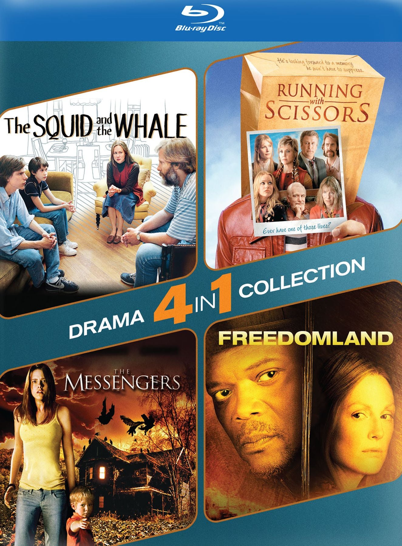 The Squid and the Whale/Running with Scissors/The Messengers/Freedomland [2 Discs] [Blu-ray]
