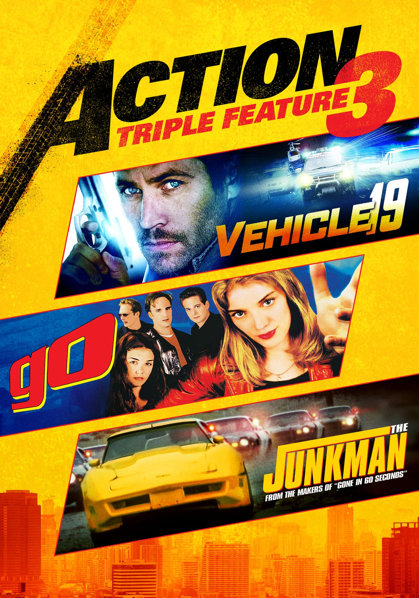 Action Triple Feature Bundle Dvd