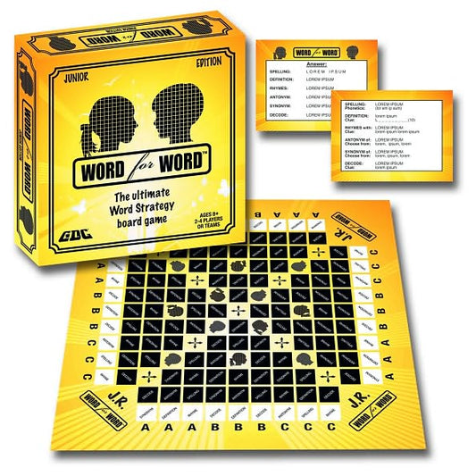 Word for Word Junior Edition Board Game